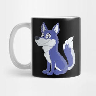 Cartoon Wolf Classic Mug